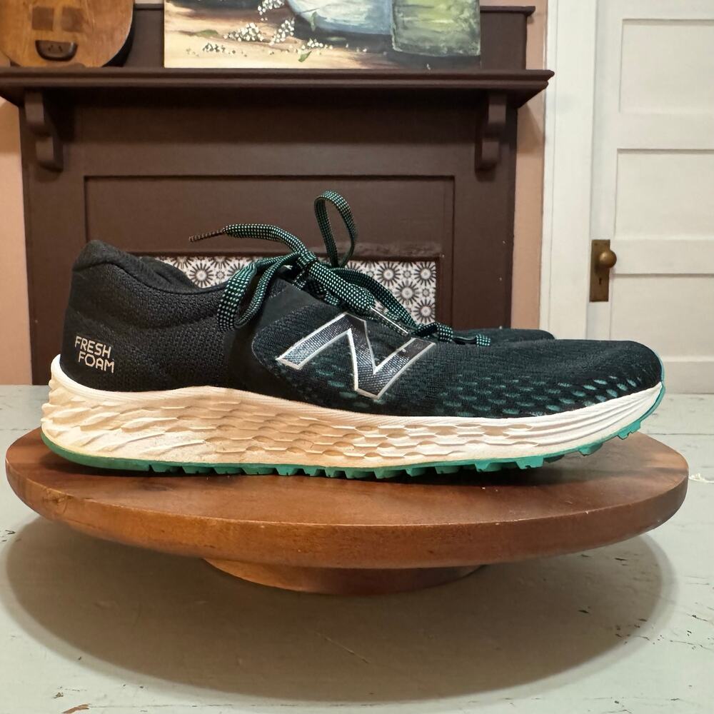 New Balance Fresh Foam Arishi V2 Womens Size 9 Black Teal Shoes WARISSK2